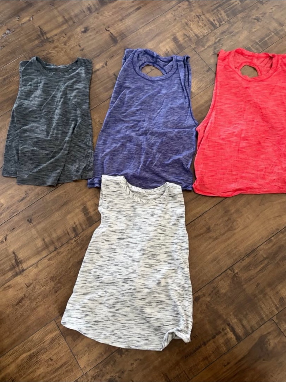 lululemon athletica fast as light muscle tanks lot of 4